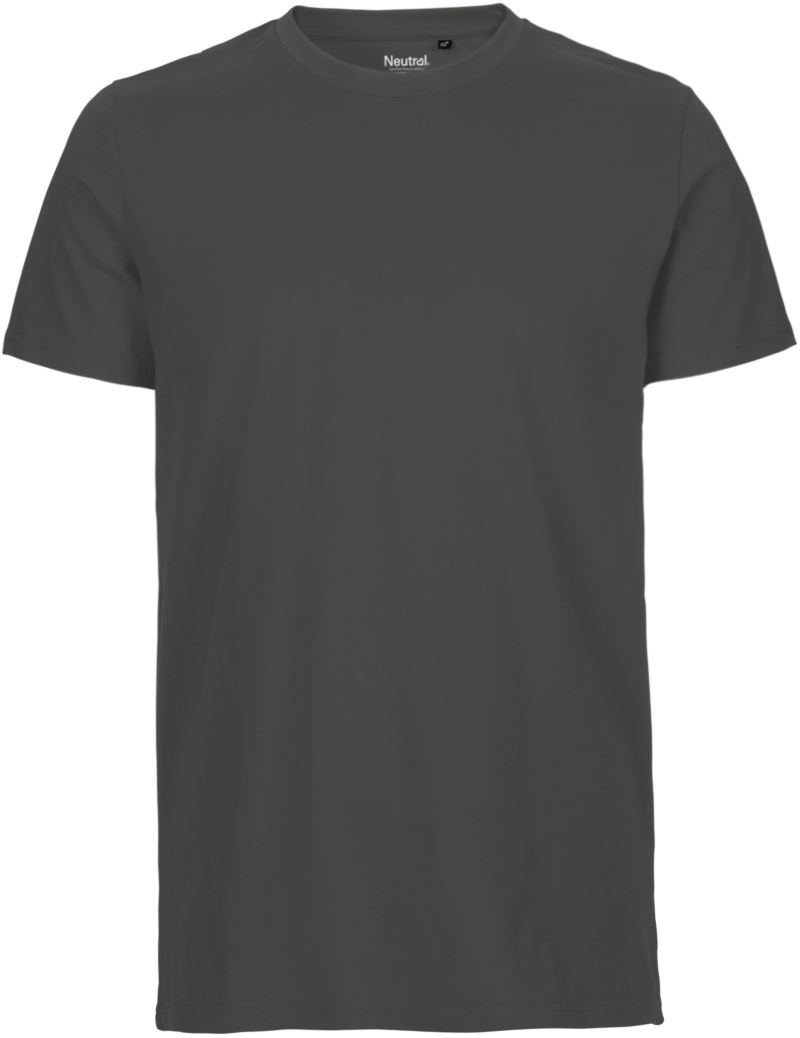 Levně Pánské tričko z bio bavlny - charcoal