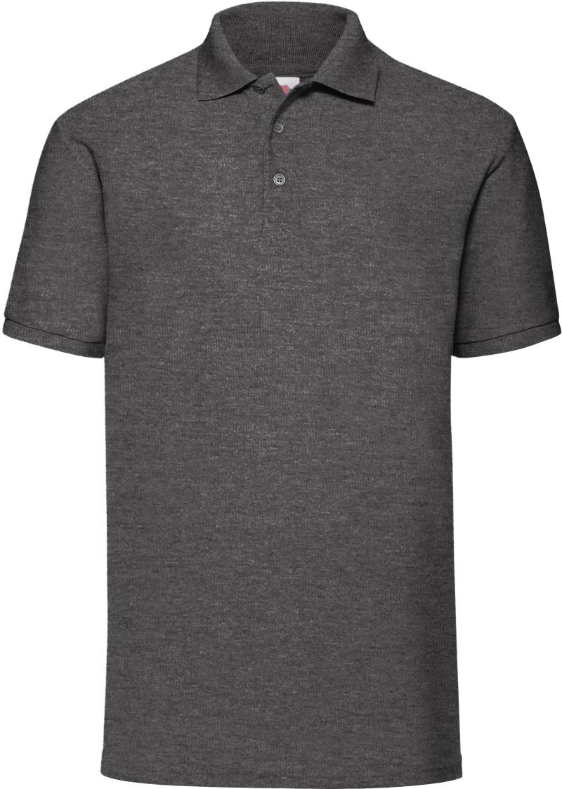 Levně Piqué polo - dark heather grey