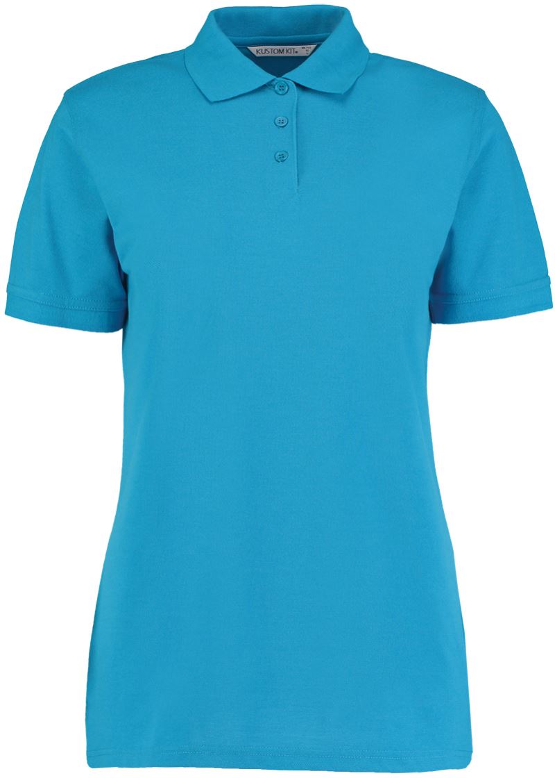 Levně Dámské piqué polo "Superwash" - turquoise