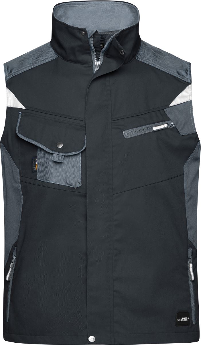 Pracovní vesta - Strong - black/carbon