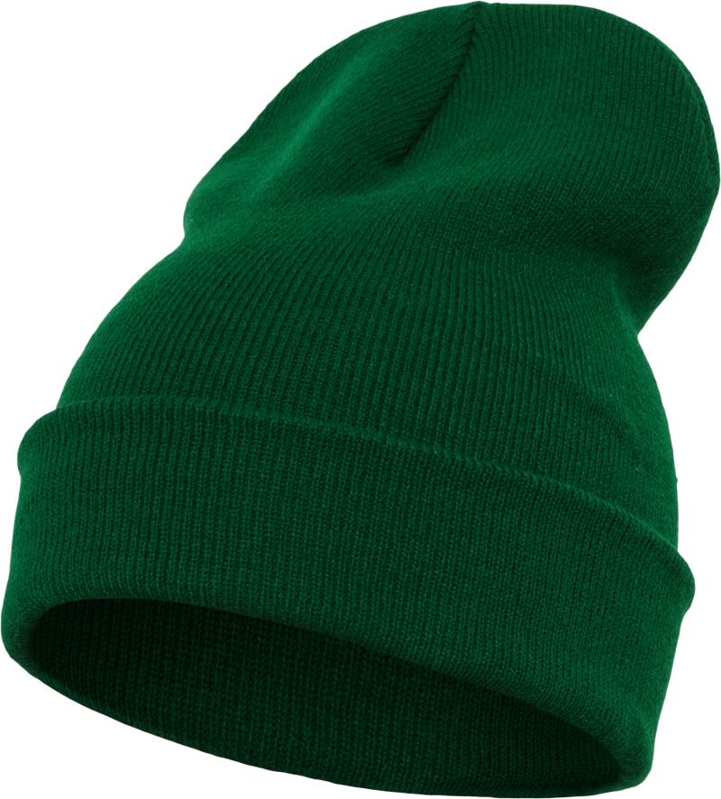 Levně Dlouhá pletená čepice - spruce