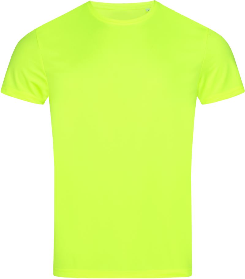 Levně Pánské sportovní tričko Interlock - cyber yellow