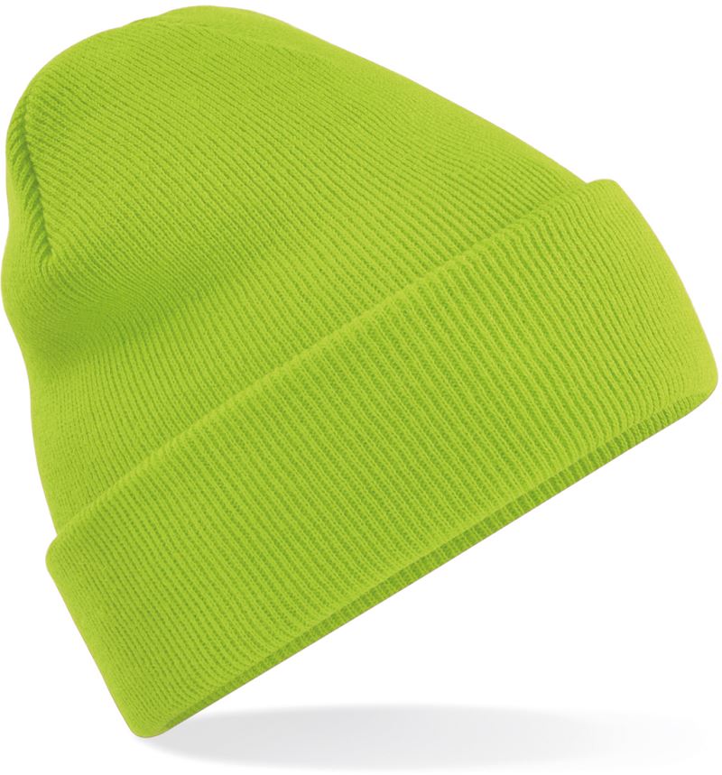 Levně Pletená čepice "Original" - lime green