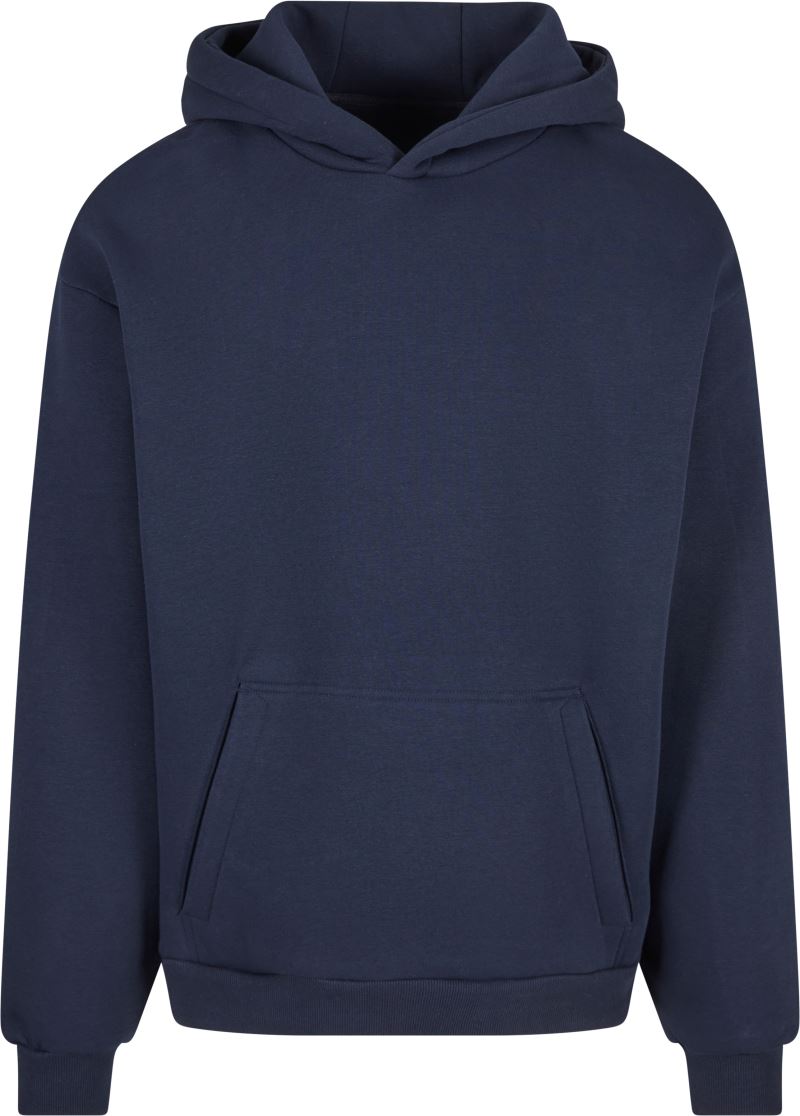 Těžká unisex mikina s kapucí - navy