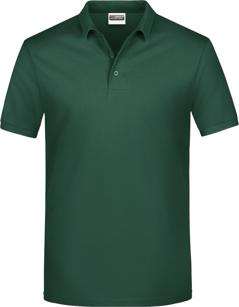 Levně Pánské piqué polo - dark green