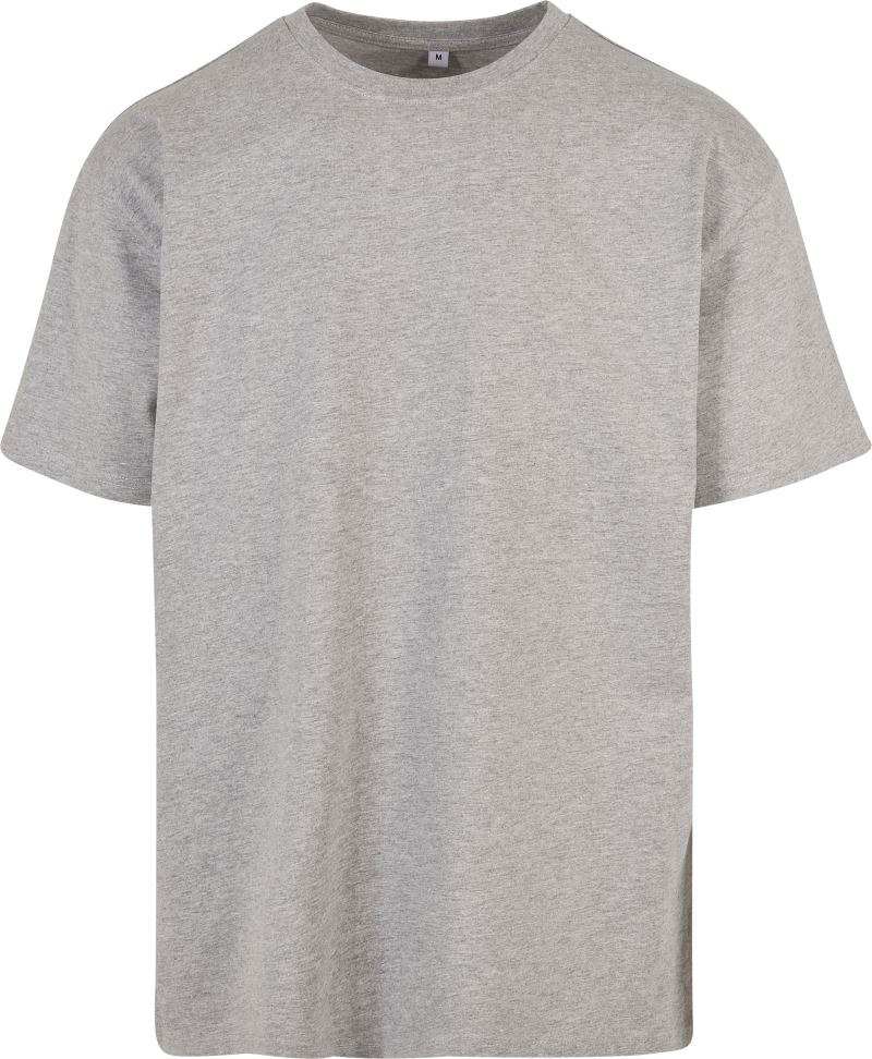 Levně Oversize tričko z těžké bavlny - heather grey