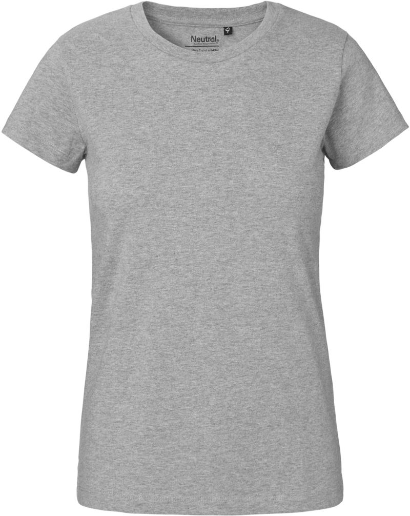 Levně Dámské tričko z těžké bio bavlny - sport grey