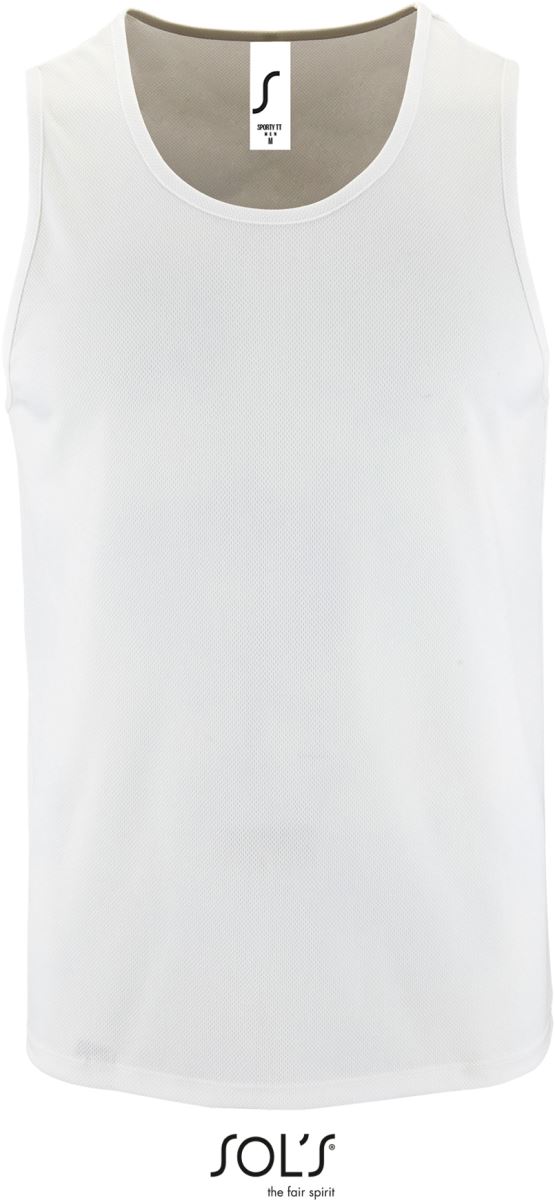 Levně Pánské sportovní tílko - white