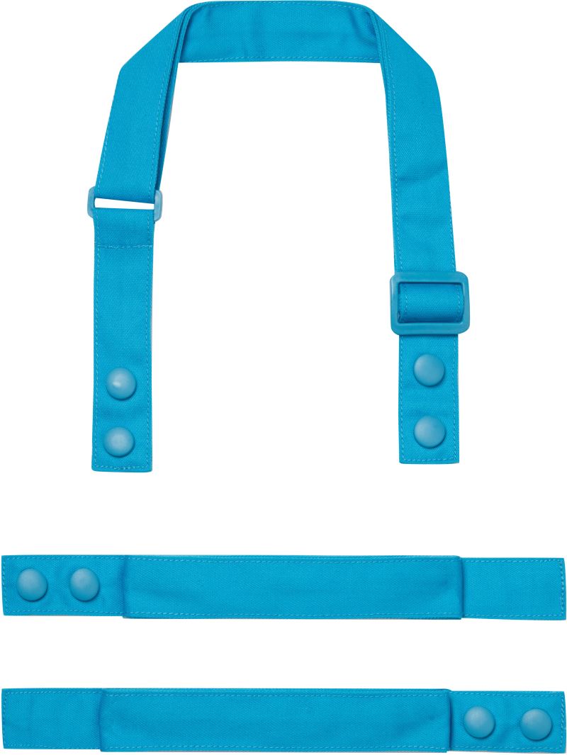 Levně Popruhy k zástěře "Swap and Pop" - turquoise