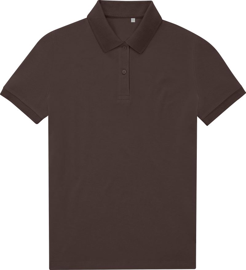 Levně Dámské piqué polo - roasted coffee