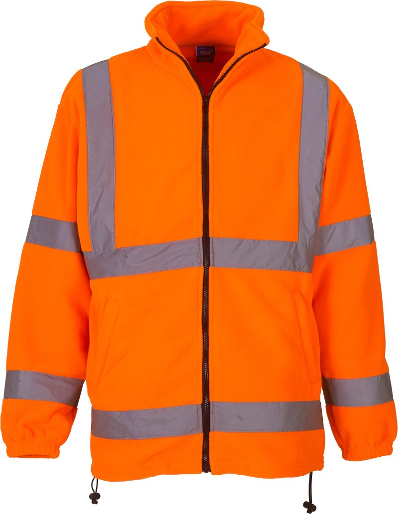 Levně Hi-Vis Fleecová Bunda - hi vis orange