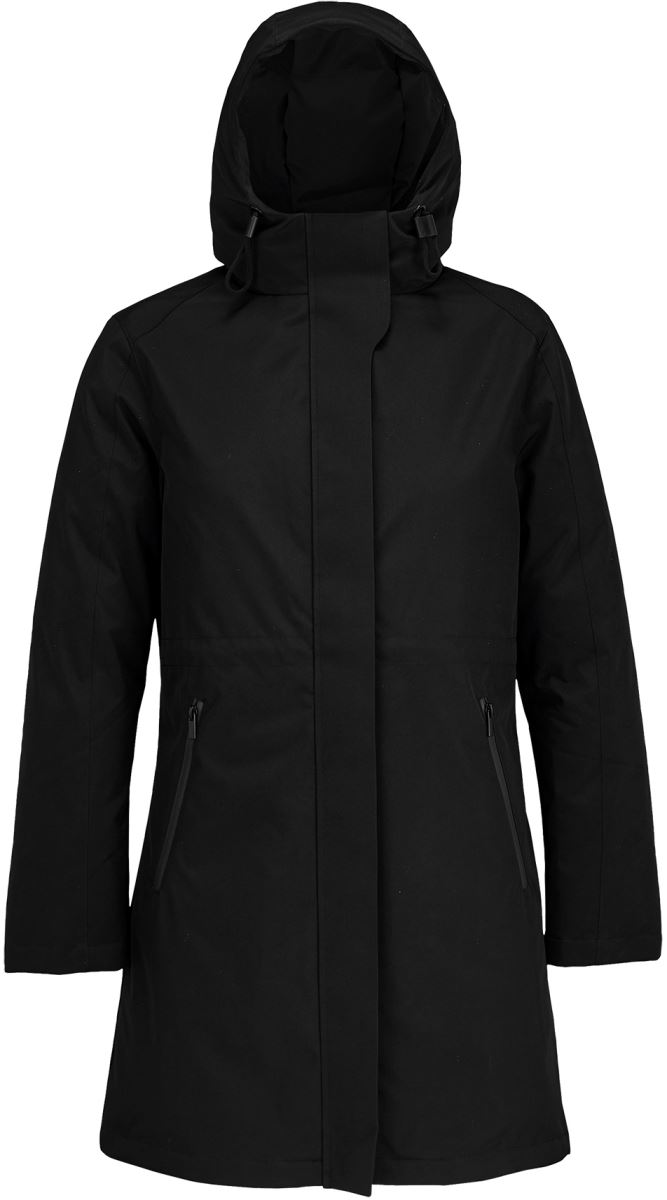 Levně Dámská teplá parka - deep black