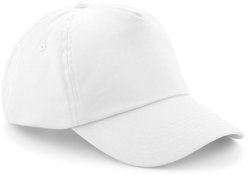 Levně Dětská 5 panelová kšiltovka "Original" - white