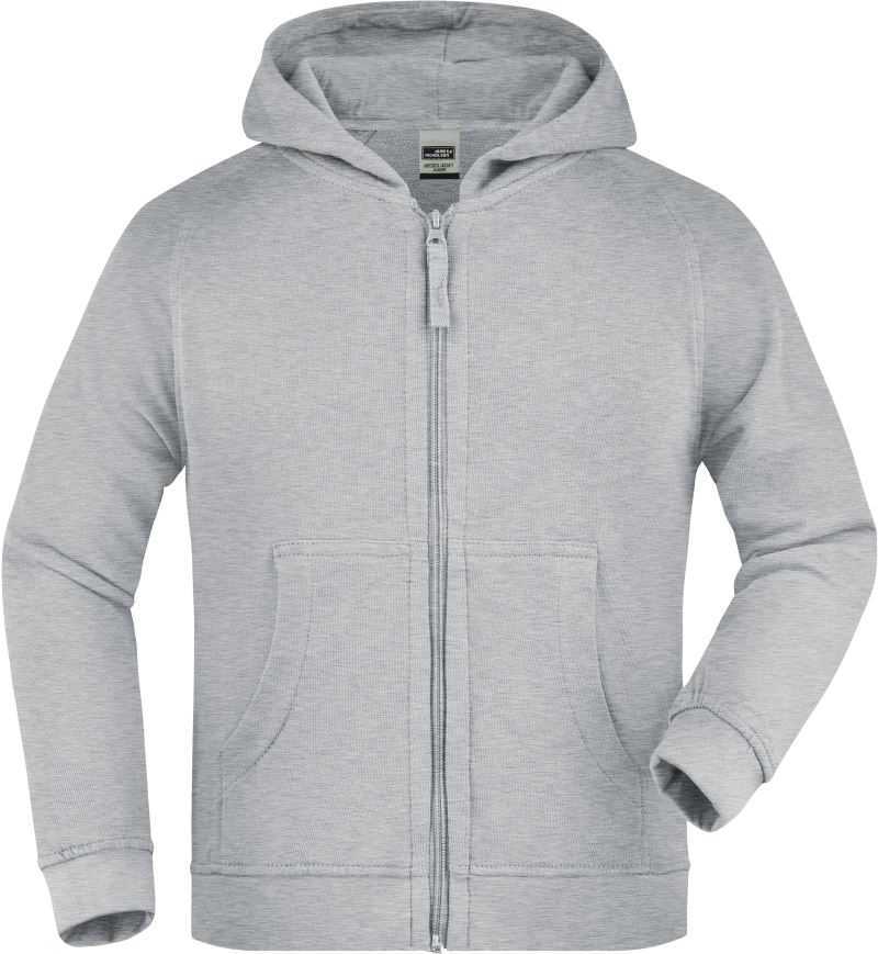 Dětská mikina s kapucí - grey heather