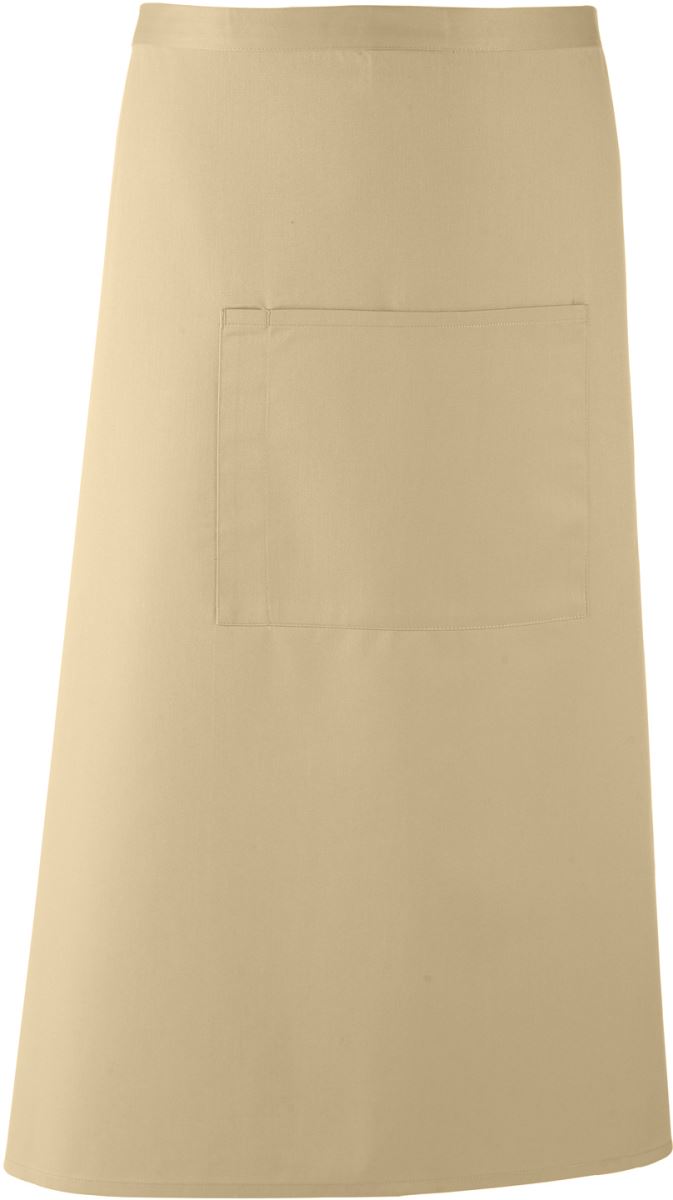 Levně Zástěra do pasu dlouhá "Colours" - khaki