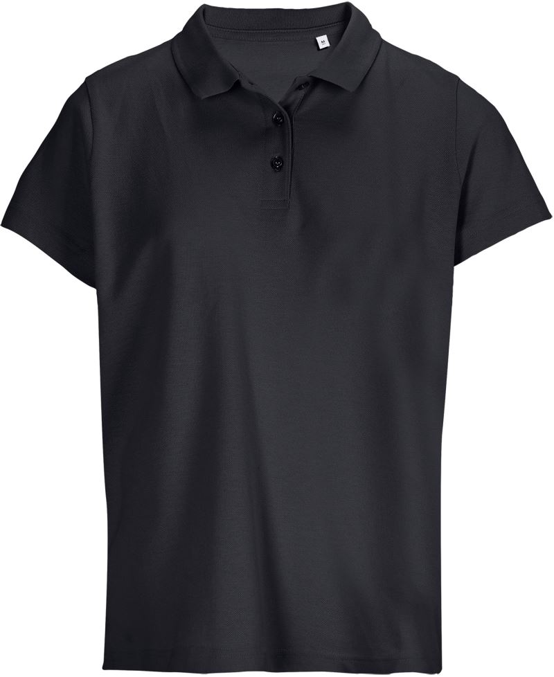 Dámské piqué polo - black