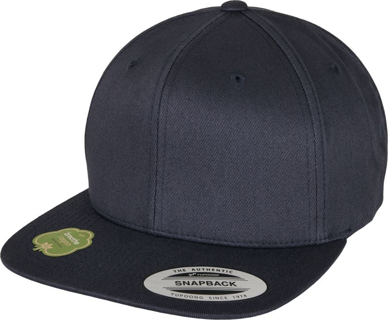 Levně 6 panelová Snapback bio kšiltovka - dark navy