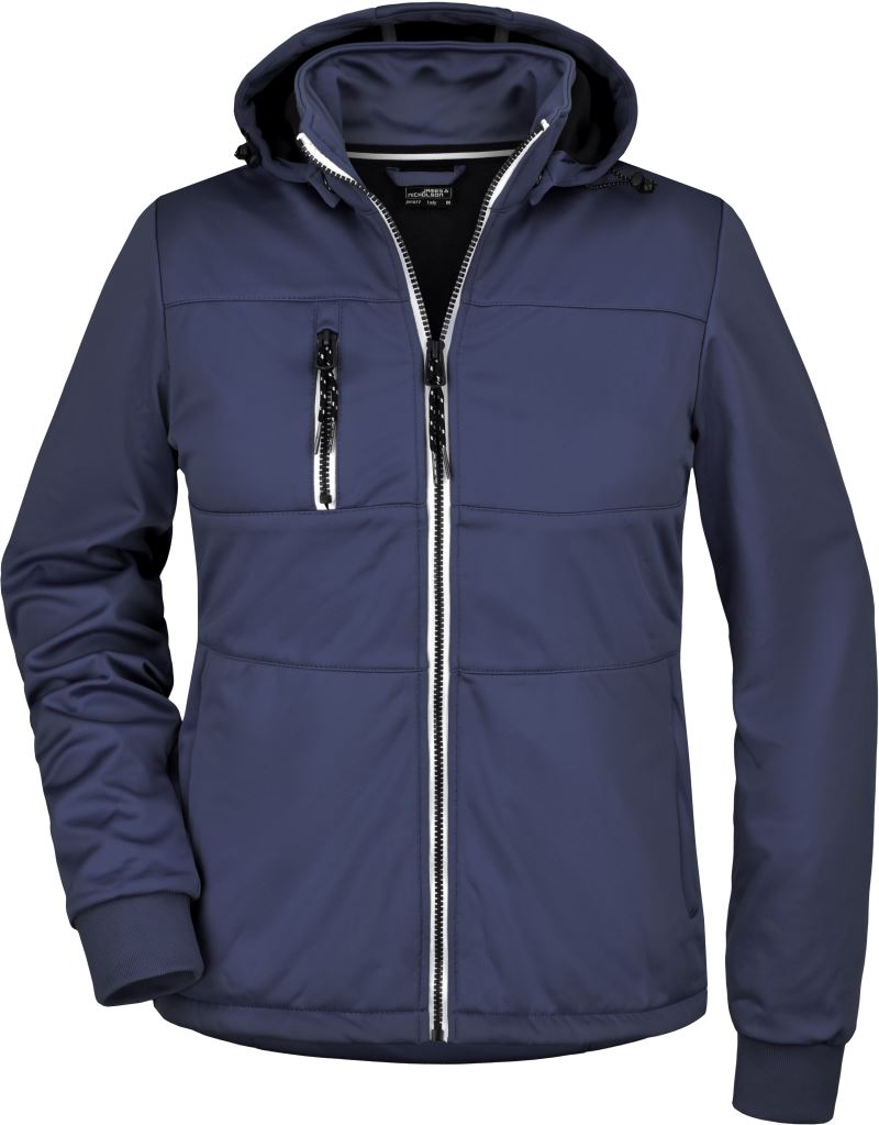Levně Dámská 3-vrstvá softshellová bunda "Maritim" - navy/navy/white