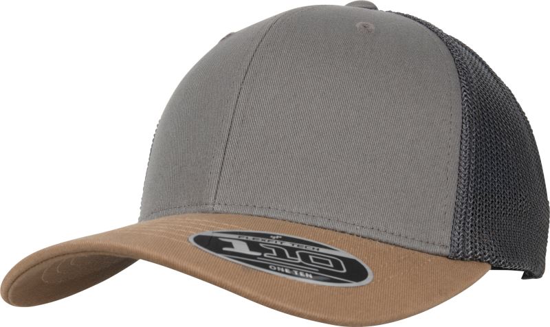 Levně 6 panelová Trucker kšiltovka - earth tones