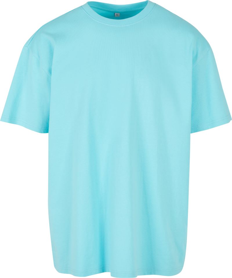 Levně Oversize tričko z těžké bavlny - beryl blue