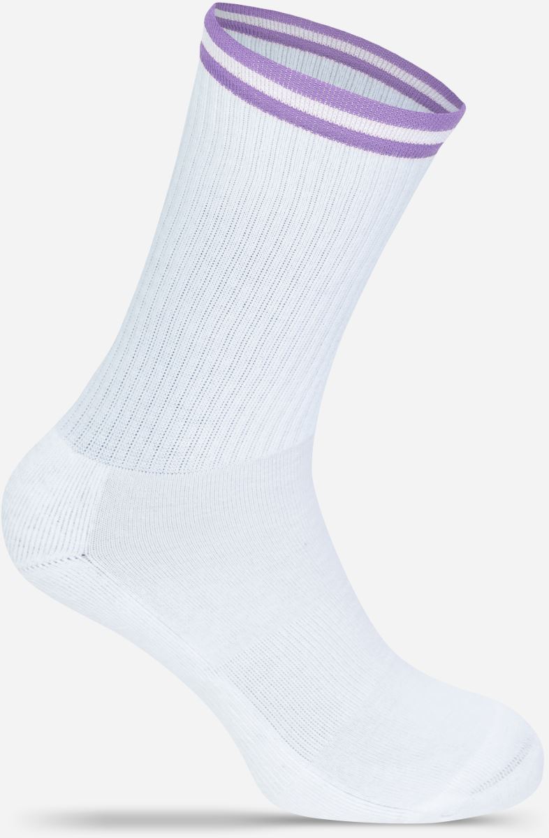 Levně Tenisové ponožky "Premium" - white/lilac