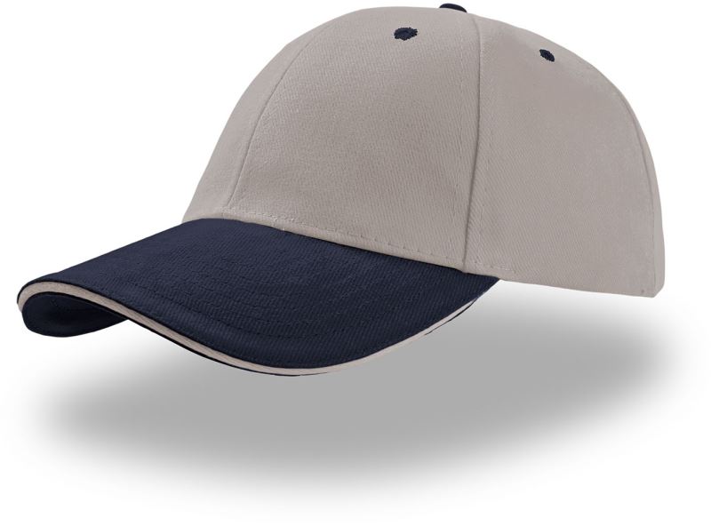 Levně 6 panelová kšiltovka "Liberty Sandwich" - grey/navy