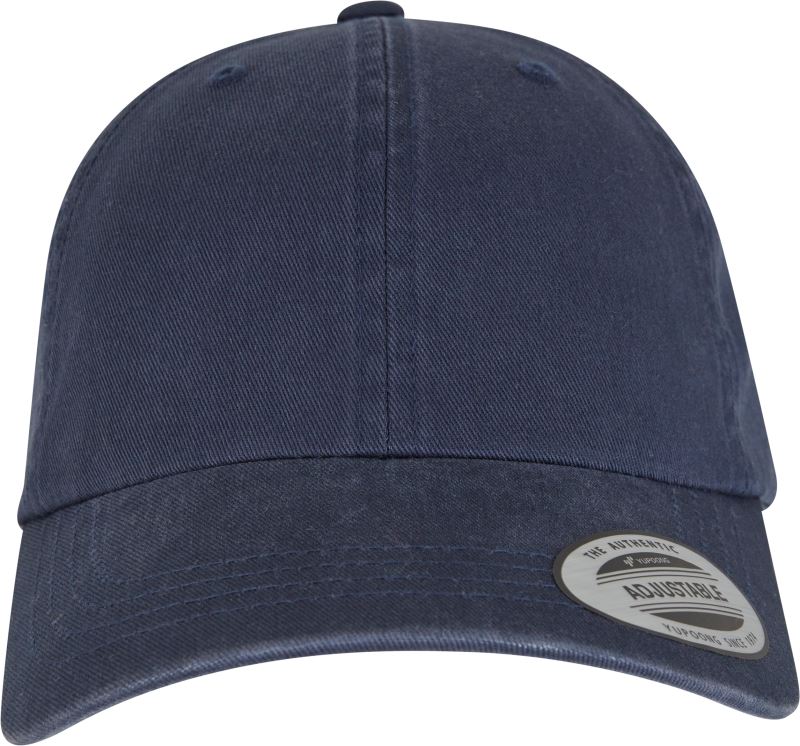 Levně 6 panelová kšiltovka "Garment Wash" - navy