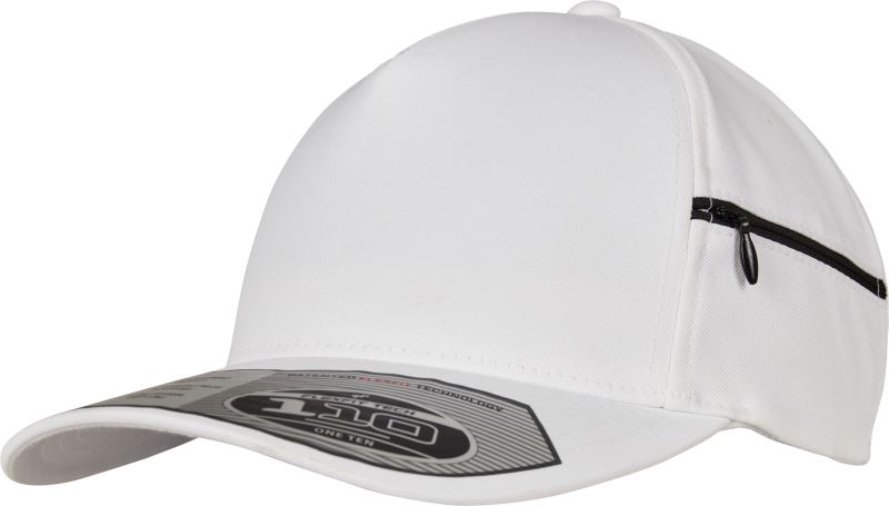 Levně 5 panelová kšiltovka "Pocket" - white