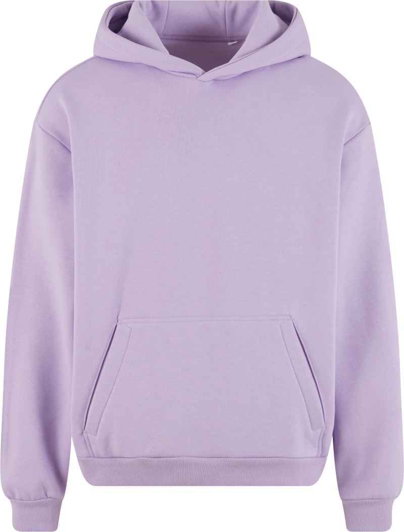 Levně Těžká unisex mikina s kapucí - lilac
