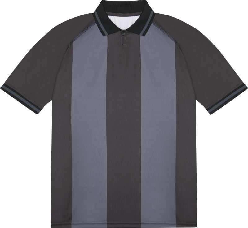 Levně Unisex polo "Active" - black/dark grey