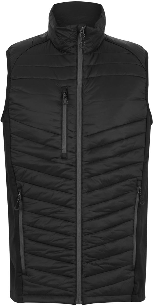 Levně Hybridní vesta "Navigate" - black/seal grey