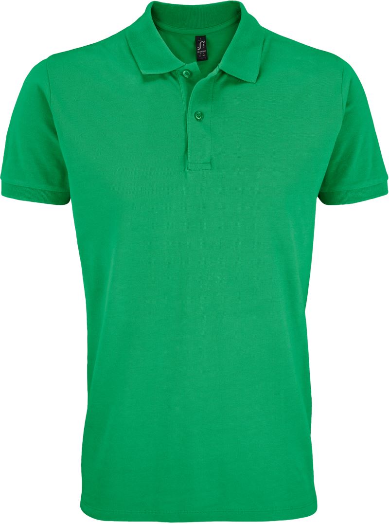 Levně Pánské piqué polo - spring green