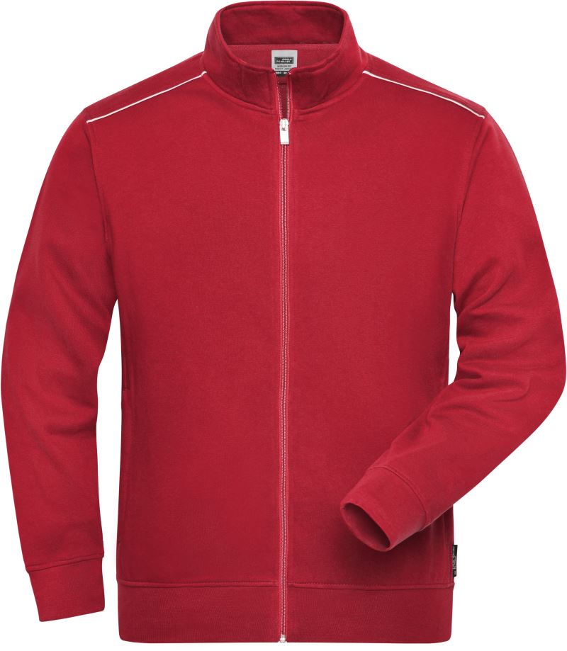 Levně Pánská pracovní mikina - Solid - red