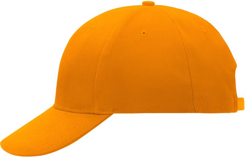 Levně 6 panelová kšiltovka vyztužená - orange