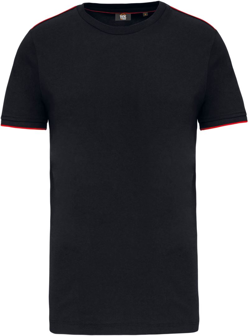 Levně Pánské pracovní tričko "Day-to-Day" - black/red
