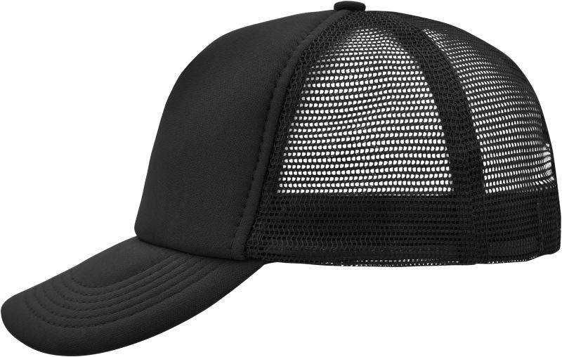 Levně 5 panelová polyesterová síťovaná kšiltovka - black
