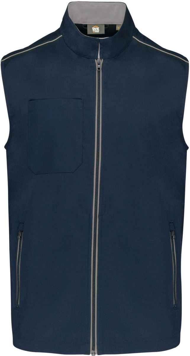 Levně Pánská vesta "Day-to-Day" - navy/silver