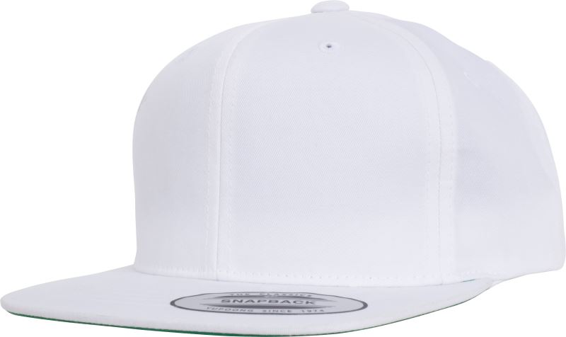 Levně Dětská 6 panelová kšiltovka - white