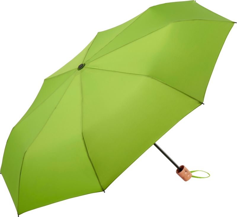Levně Mini skládací deštník "ÖkoBrella Shopping" - lime