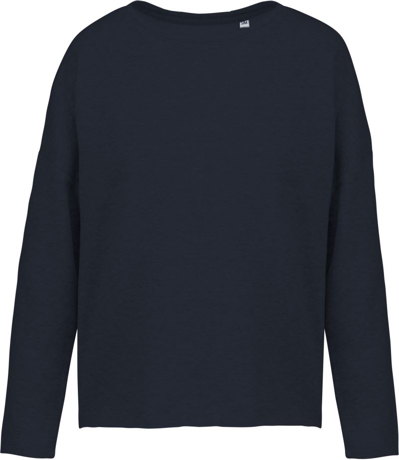 Levně Dámská oversize mikina - navy