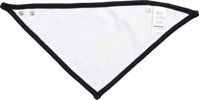 Levně Bryndák bandana - white/black