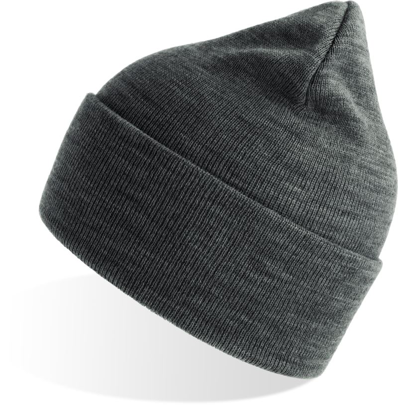 Levně Pletená čepice "Pure" - dark grey melange