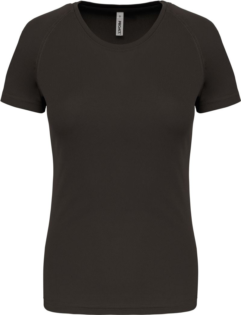 Levně Dámské sportovní tričko - dark grey
