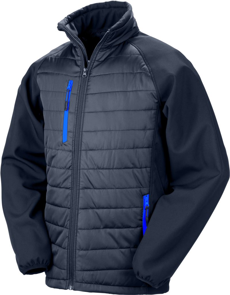 Levně Hybridní bunda "Compass" - navy/royal