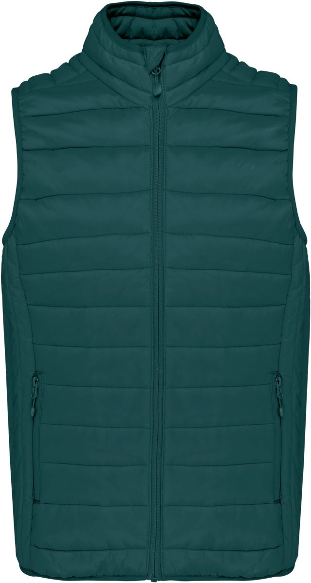 Levně Pánská lehká vesta - mineral green