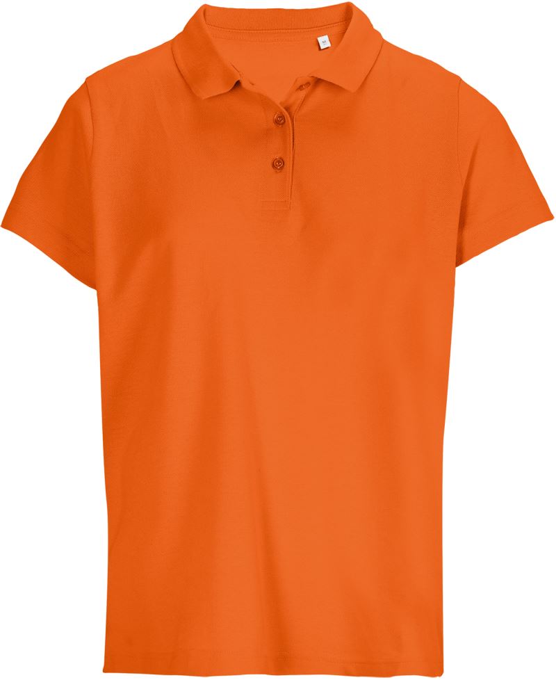 Levně Dámské piqué polo - orange
