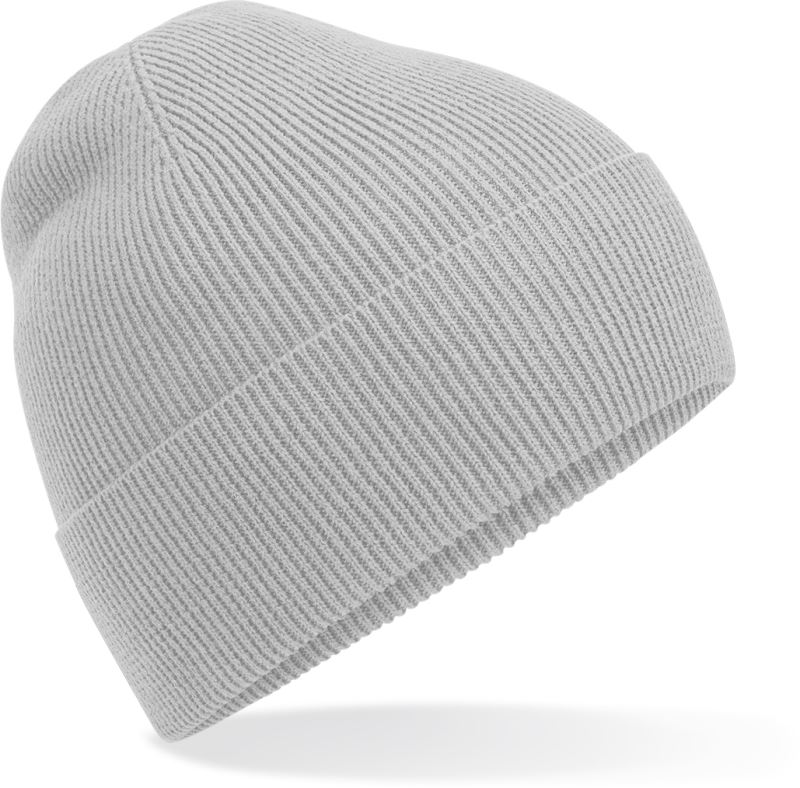 Levně Pletená čepice z bio bavlny - light grey