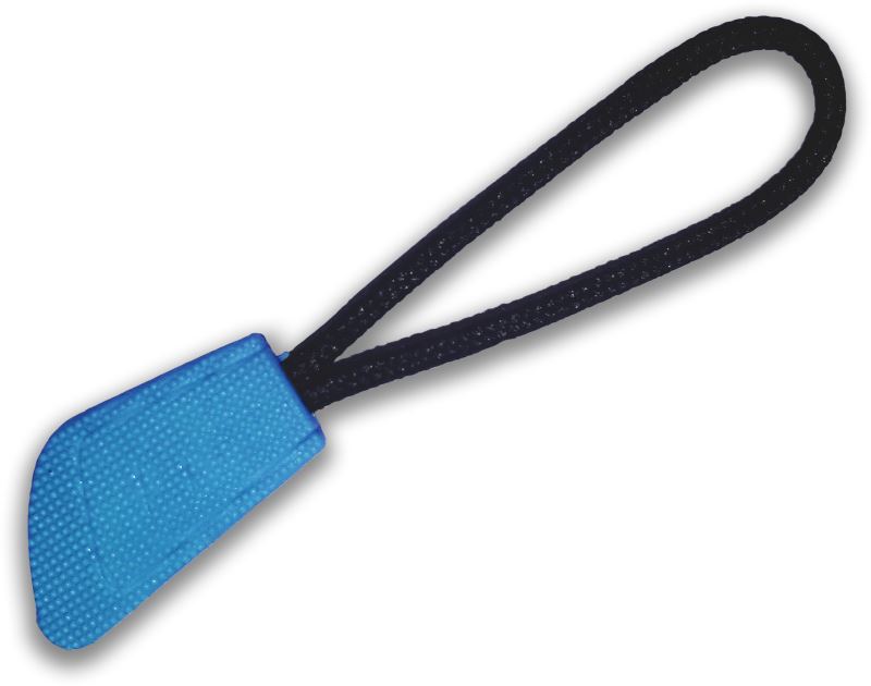 Levně 10 Ks přívěšek na zip - ocean blue