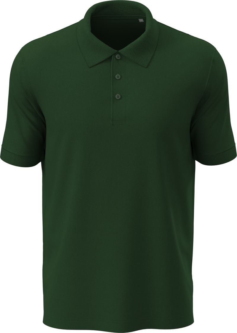 Levně Pánské piqué polo "Lux" - bottle green