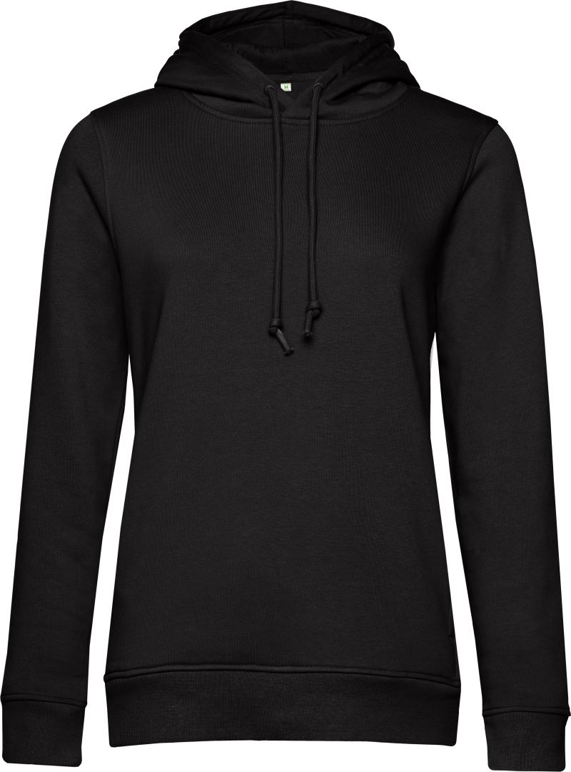 Dámská mikina s kapucí - black pure